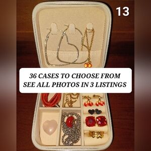 HUGE SALE for VALENTINE'S!! 10pcs TRENDY JEWELRY in TRAVEL CASE [1-12] w/WRAP